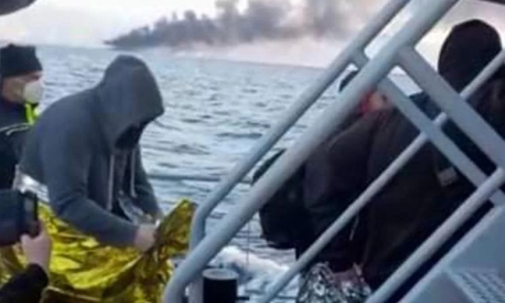Aποβιβάσθηκαν στο Πρίντεζι 48 διασωθέντες από την πυρκαγιά στο «Euroferry Οlympia»